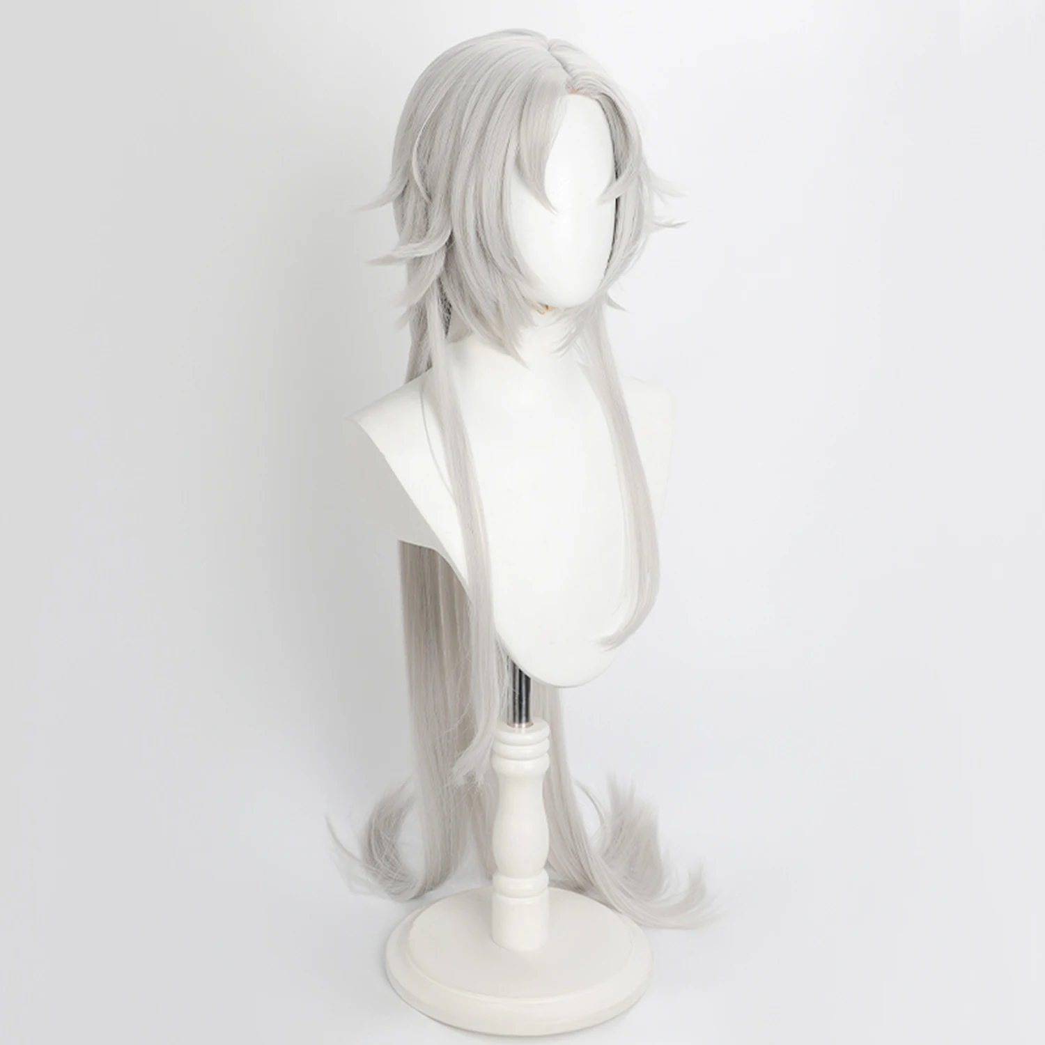 Anime Wig Ulpianus Cosplay Wigs Arknights Game Roleplay Wig Grey Synthetic Wig for Anime Party Masquerade Carnival Cospaly Anime