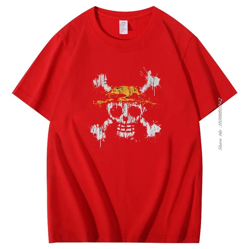Sanji Anime T Shirt For Men Skull Graphic T Shirts Funny Men's Short Sleeve T-Shirt Harajuku Streetwear Summer Men's Clothing