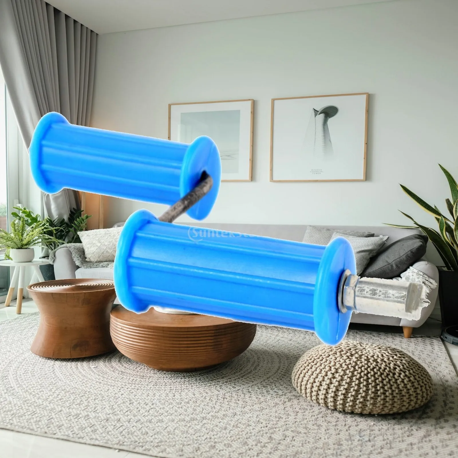 Hand Operated Drain Cleaning Crank Handle with 16mm Metal Connector for Plumbing Snake Spring Unclogging Tool