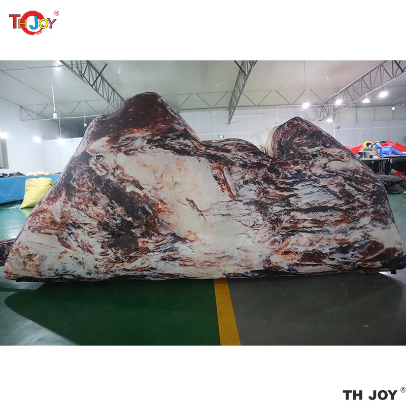 6m Wide Giant Inflatable Stone For Outdoor Decoration Inflatable Advertising Rock Model