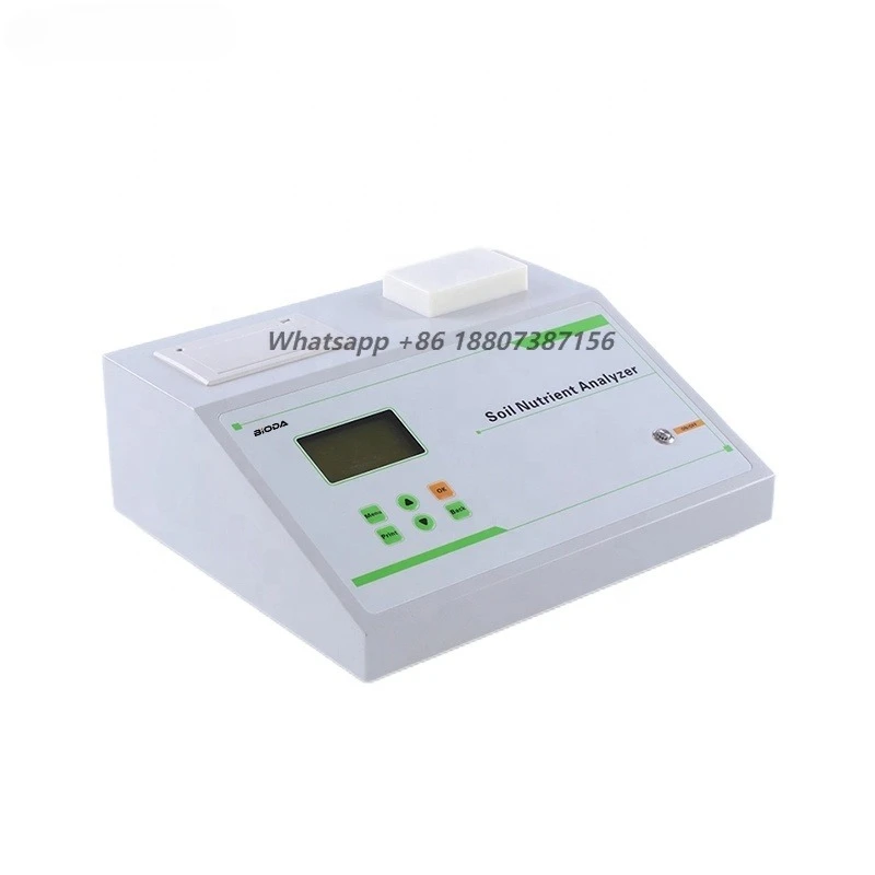 Agricultural Soil N P K Organic Matter Salinity pH Analyzer High Accuracy Soil Nutrient Tester 1 Year Warranty