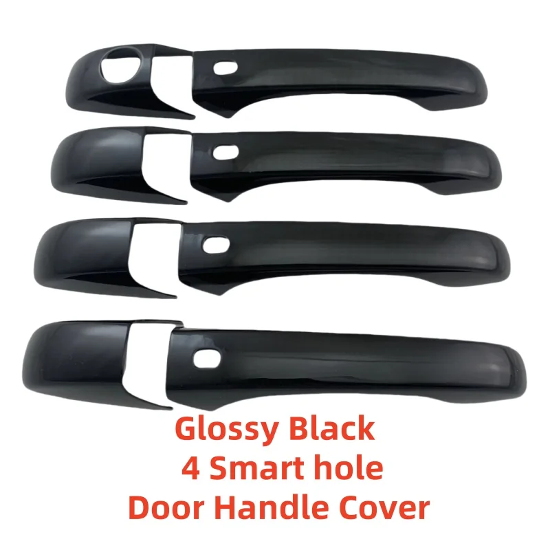 High Quality ABS Car Attachment Plastic Black Carbon Plating For Jeep Grand Cherokee 4x4 2008 2010 2011 Door Handle Bowl Cover