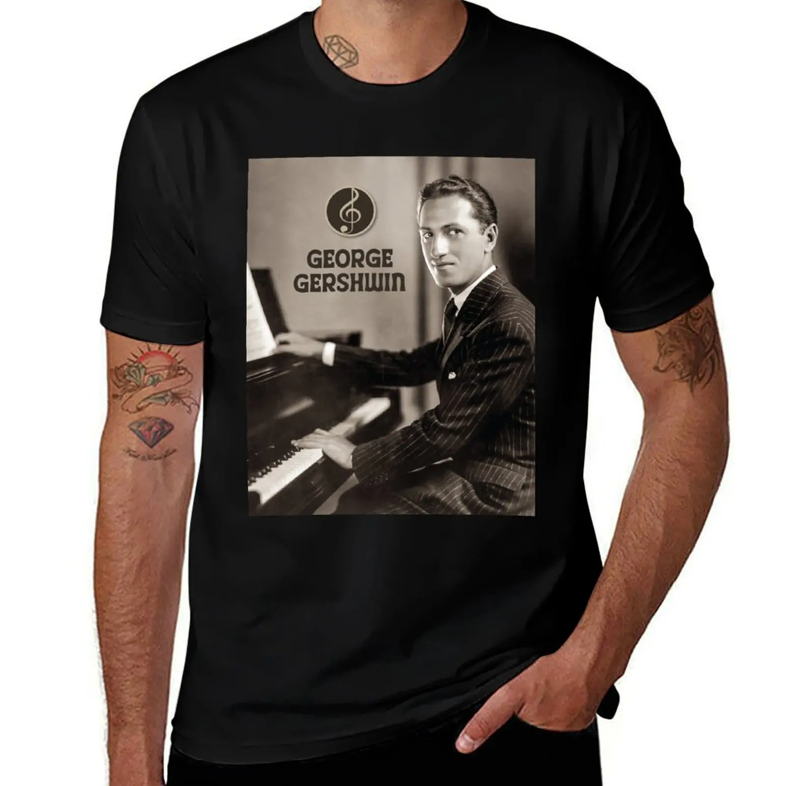 

George Gershwin T-Shirt Moisture Wicking Athletic T-Shirt