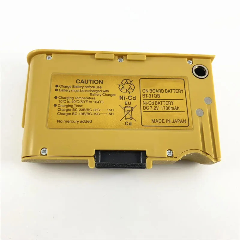 토탈 스테이션 측량 배터리용 고품질 BT-31QB 배터리, 101C 111C, 7.2V, 1700MAH