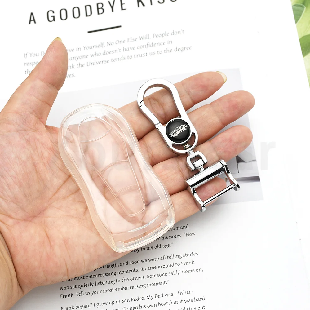 Transparent TPU Auto Shell Car Fob Key Cover Case Protector For Geely Azkarra FY11 Atlas Pro Boyue PRO New Emgrand GS X6 SUV EC7