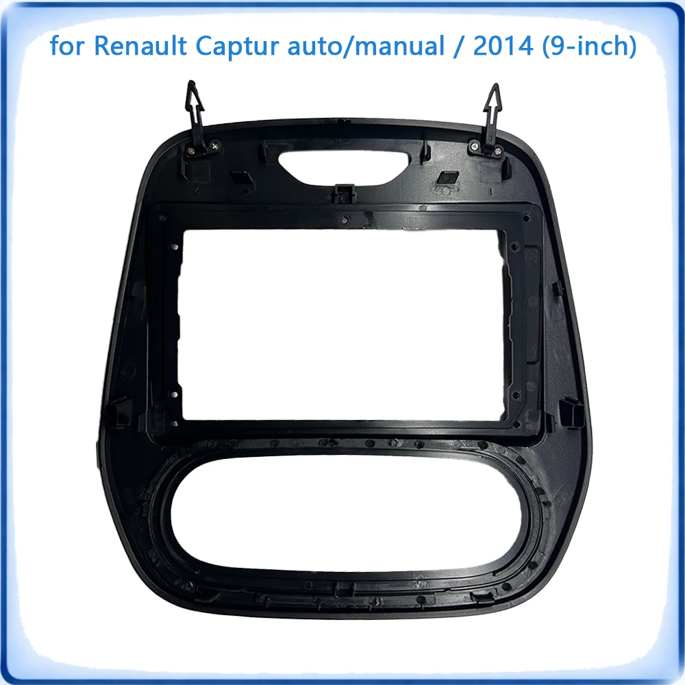 Car Radio Fascia Frame For Renault Captur Auto/Manual 2014 9 inch With Canbus Decoder & Wiring Harness Car Accessories P&P