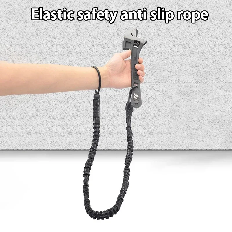 Anti-fall Rope Reflective Anti-loss Elastic High Altitude Operation Safety Slip Rope Power Tools Anti-slip Elastic Slow Okinawa