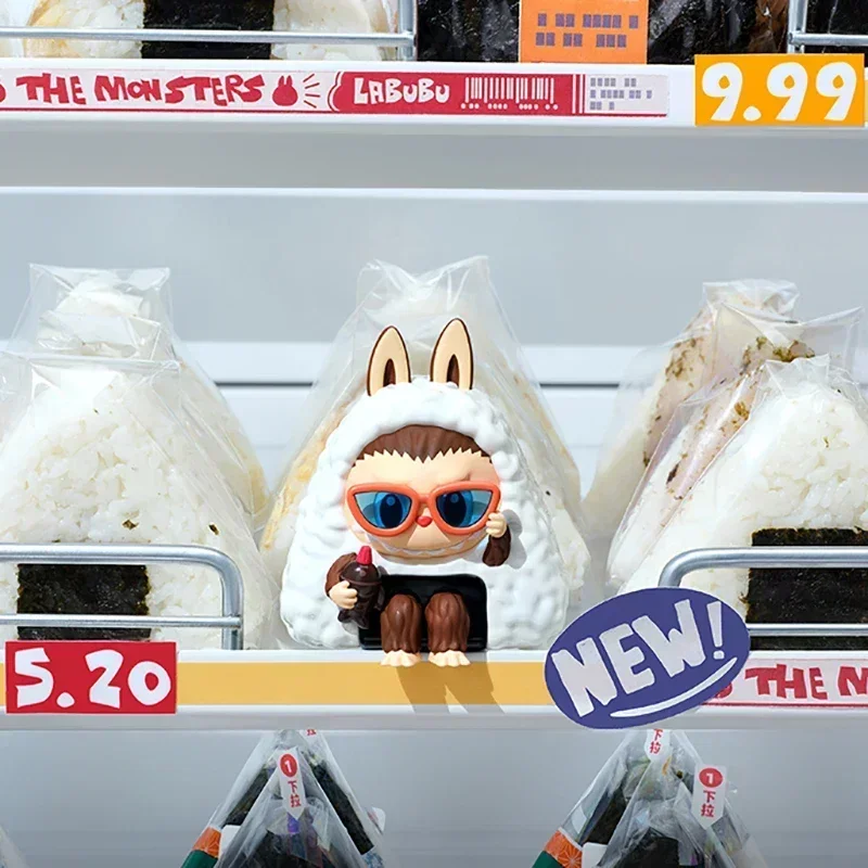 PO PMART The Monsters Wacky Mart Series Anime Action Figure Blind Box Home Decor Ornament Figurines Guess Bag Model Dolls Girls