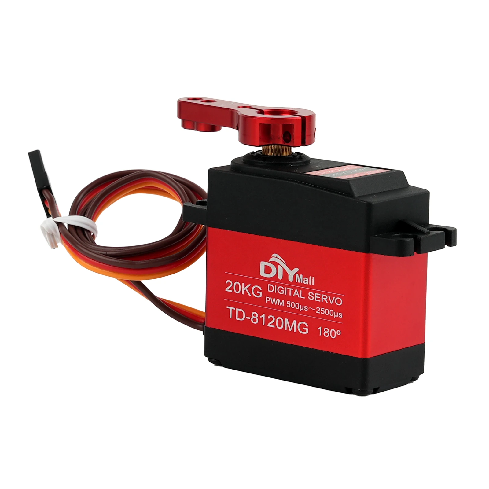 

Цифровой сервопривод TD-8120MG 20 кг, водонепроницаемый, с металлическим редуктором, высоким крутящим моментом, 180/270/360 градусов, для радиоуправляемых моделей автомобилей и игрушек