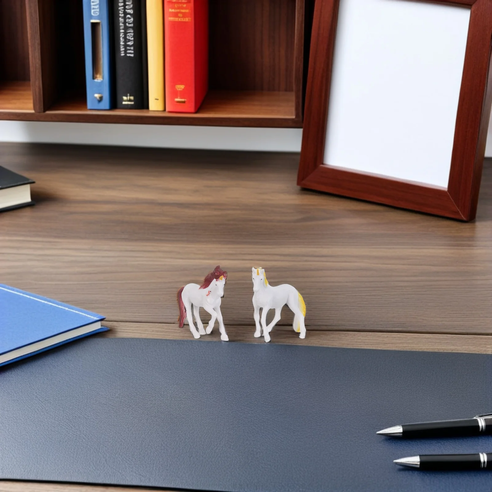 

4pcs Year Of The 2026 Zodiac Animal Statue Chinese New Year Decoration Small Horse Figurines For Home Tabletop Decor - Lucky