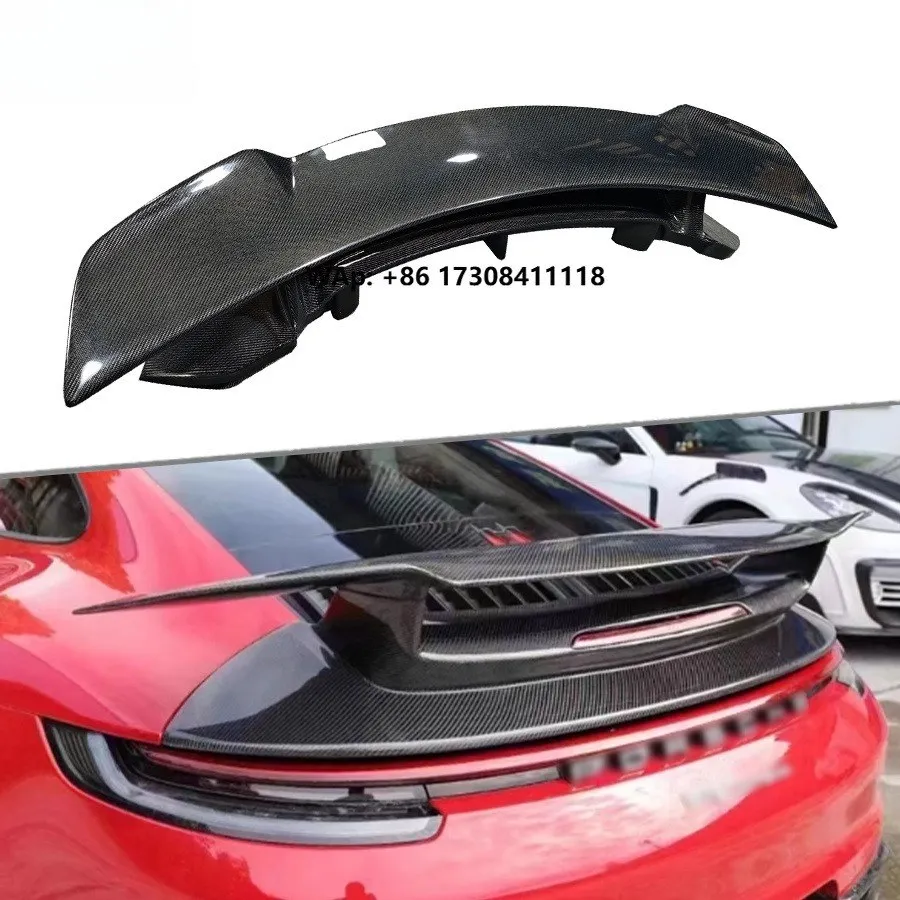 

Dry Carbon Fiber SD Style Rear Wing Trunk Spoiler for 992 911 2019UP Rear Spoiler Boot Wing Car Styling