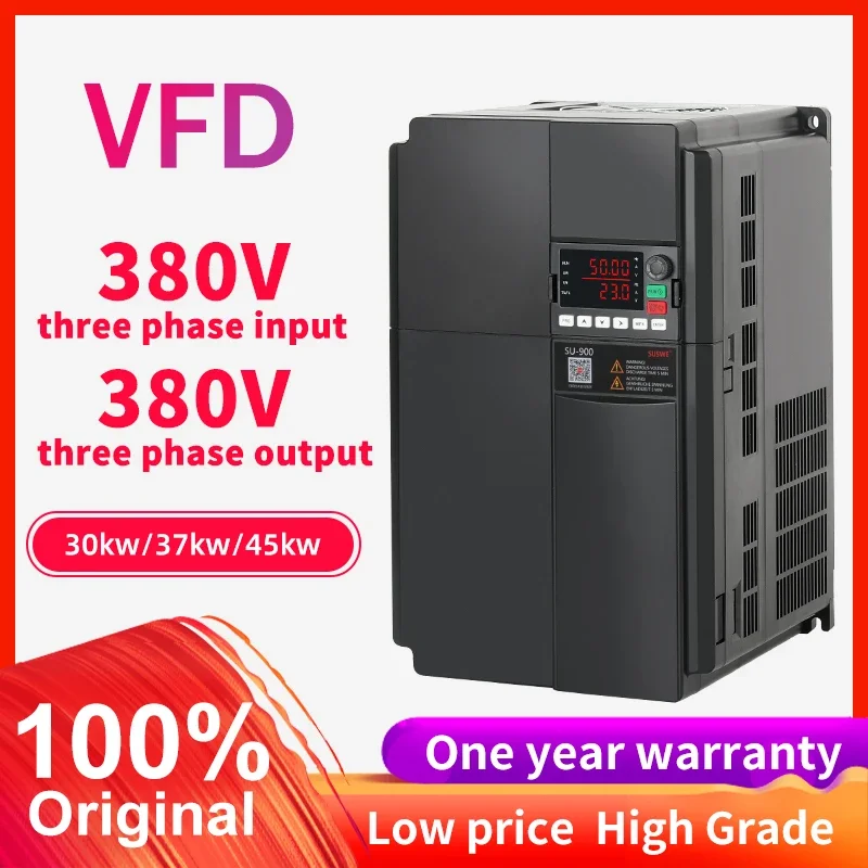 30KW 37KW 45KW High-performance VFD AC380V Variable Frequency Drive Inverter For 3-phase Motor speed control frequency converter