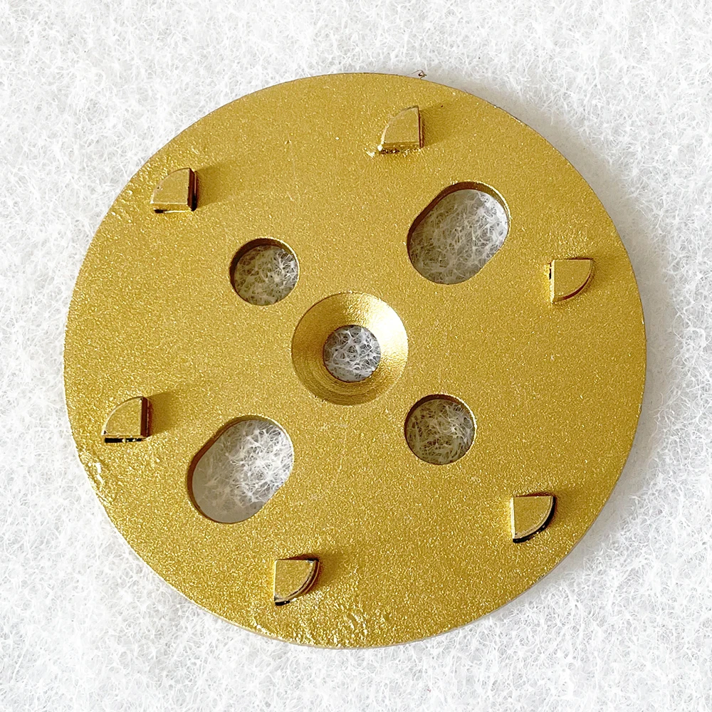 

4" 100mm Specialized Silicon PU Grinding Disc Epoxy Curing Floor Grinding Block PCD Alloy Grinding Head Diamond Stone Tool