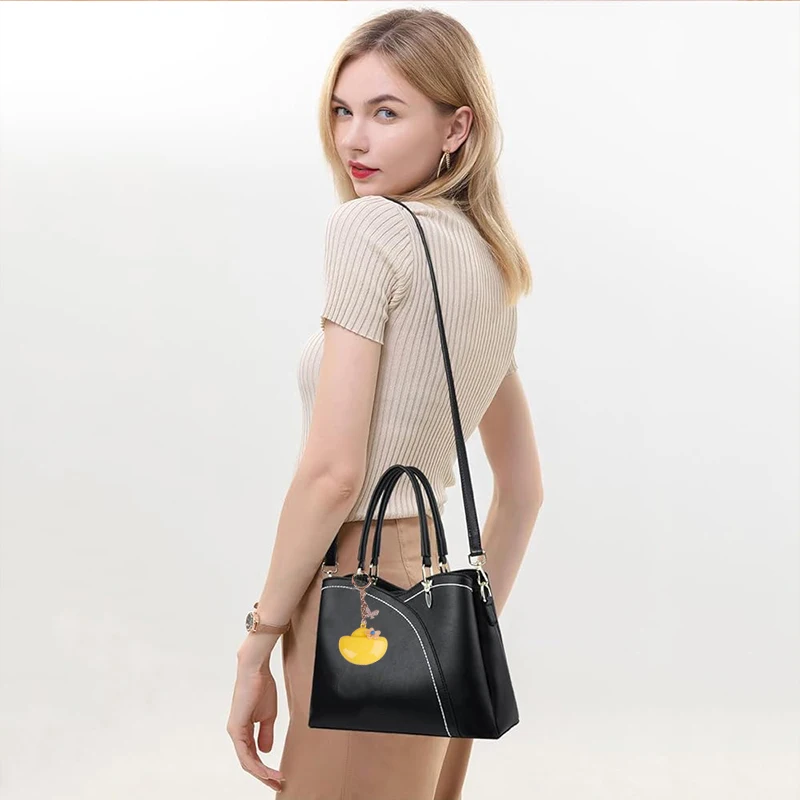 Mini Flower Mirror Bag Charm Women Purse Handbag Keychain Pendants for Girl Crossbody Keyring Decoration Portable Makeup Mirrors