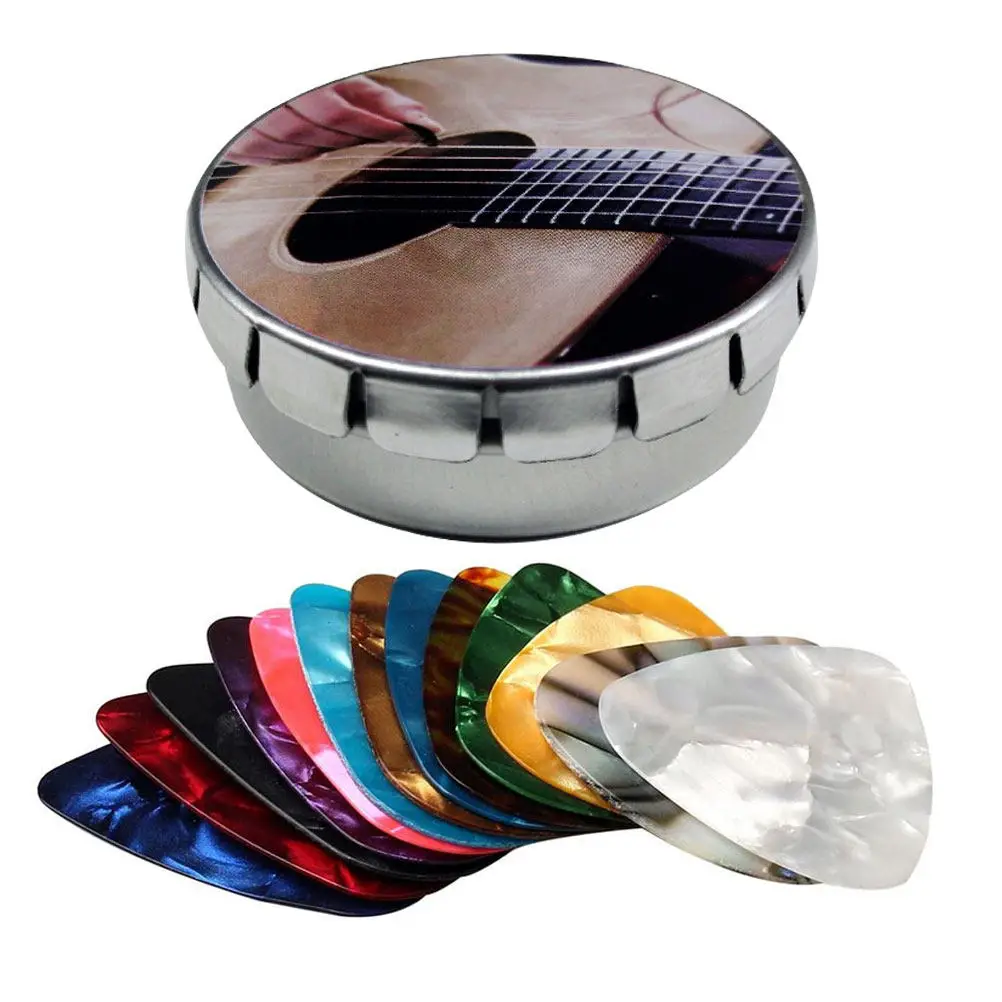 1Set Electric Folk Guitar Pick Professional Ukulele Practical Compact Portable Stringed Instrument Parts Guitar Pick