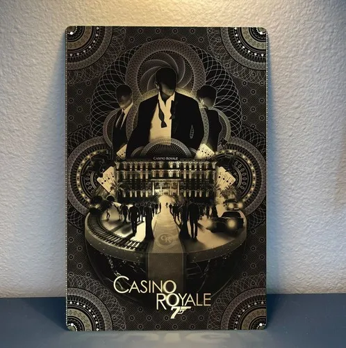Y1,Casino Royale Movie Metal Poster Tin Sign - 20x30cm Plate-aluminum