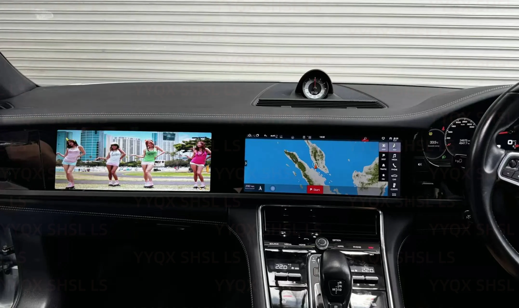 RHD Upgraded Android  For Porsche Panamera 2010-2017 Stereo Car GPS Multimedia Radio Wireless Carplay Dual Interactive Screen