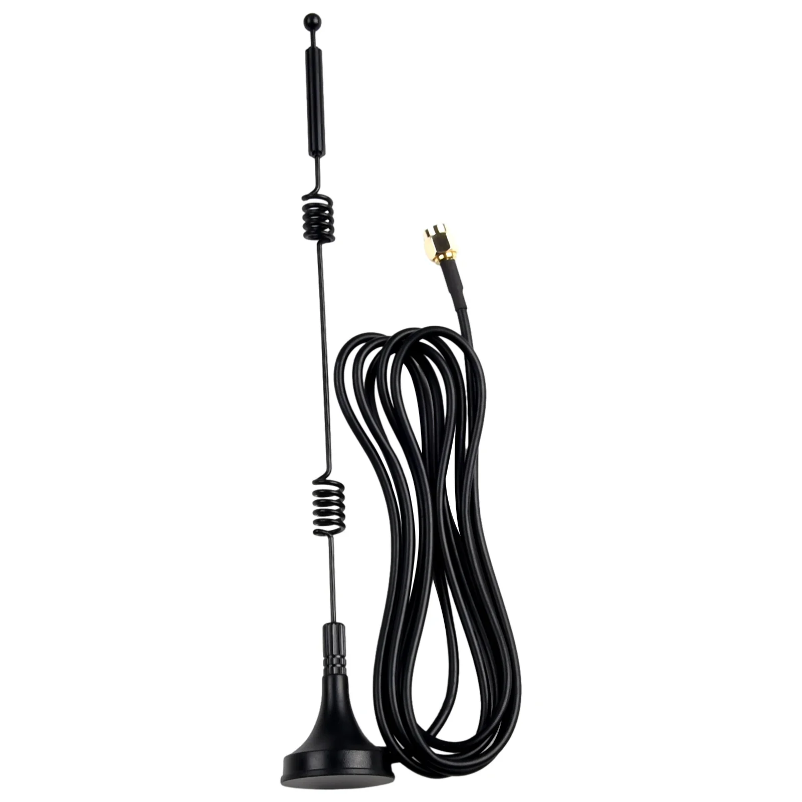 1pc Antenna External 12dBi Dual Band 2.4G/5.8GHz Wireless WiFi Sucker Antenna SMA Male Magnetic BaseDouble Helix Signal Antenna