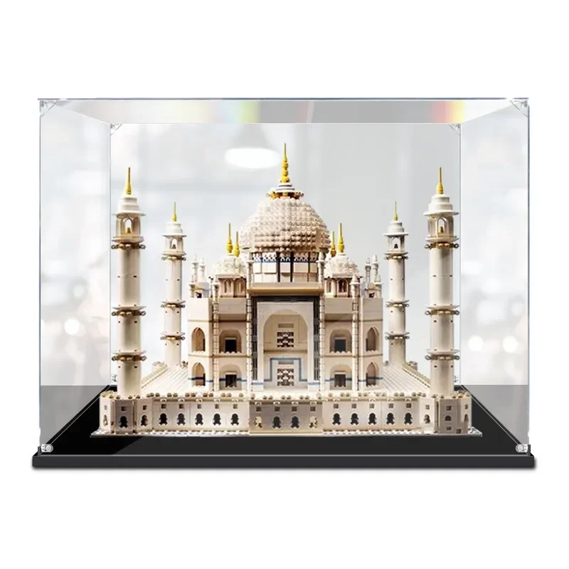 New Clear Acrylic Display Case Compatible with 10256 Taj Mahal Building Set, Dustproof Transparent Cover(Excluding the model)