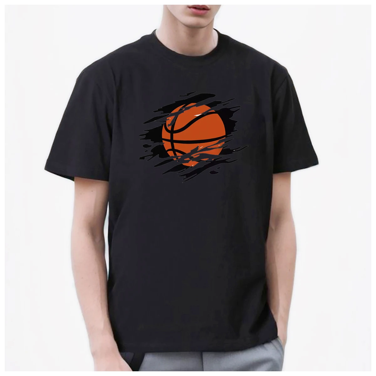 Give me a basketball game player Sports funny t shirt men Women Fashion 100% Cotton summer casual Streetwear Unisex O-NECK