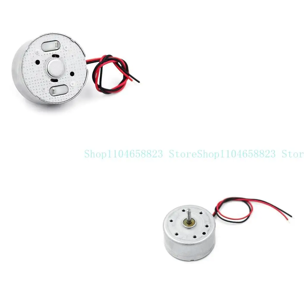 

652F RF300 Солнечный двигатель для DIY -игрушек Ремонт 2PIN 2 проволоки 2 мм вала