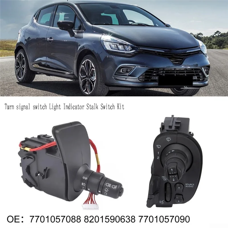 ABXN-Car ساق التبديل بدوره إشارة مؤشر ضوئي عدة لرينو كليو III كانجو اكسبرس Be Bop-7701057088/7701057090
