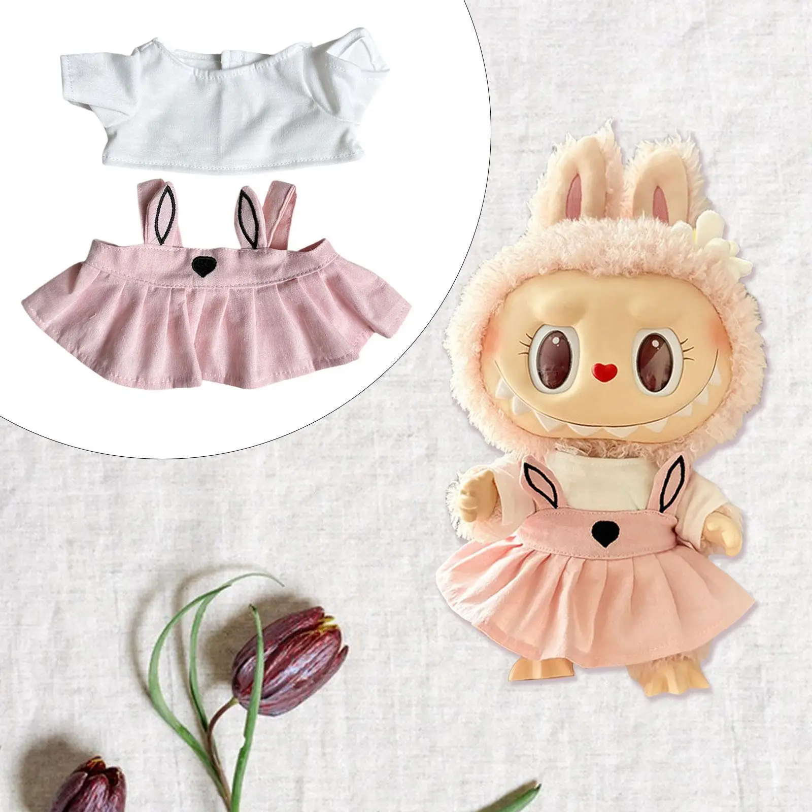 

Комплект кукольной юбки 38 см, одежда для кукол, плюшевые аксессуары для кукол, костюмы, модные очаровательные наряды для кукол, платье для куклы для девочки, подарок