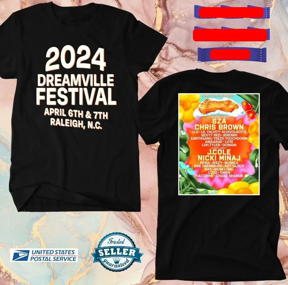 DREAMVILLE MUSIC FESTIVAL 2024,DREAMVILLE MUSIC FESTIVAL, UNISEX TEE