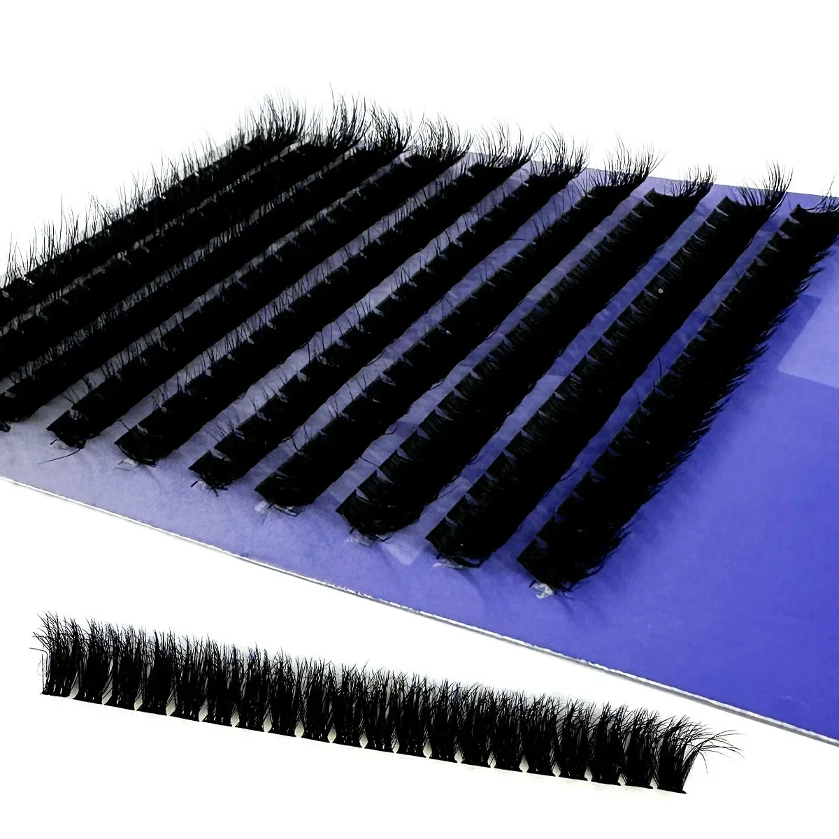 80D/5D fluffy Mink Eyelashes Segmented Natural Eyelash extension 3D Russia Individual Eyelash Cluster Makeup Tools Lashes Cilia