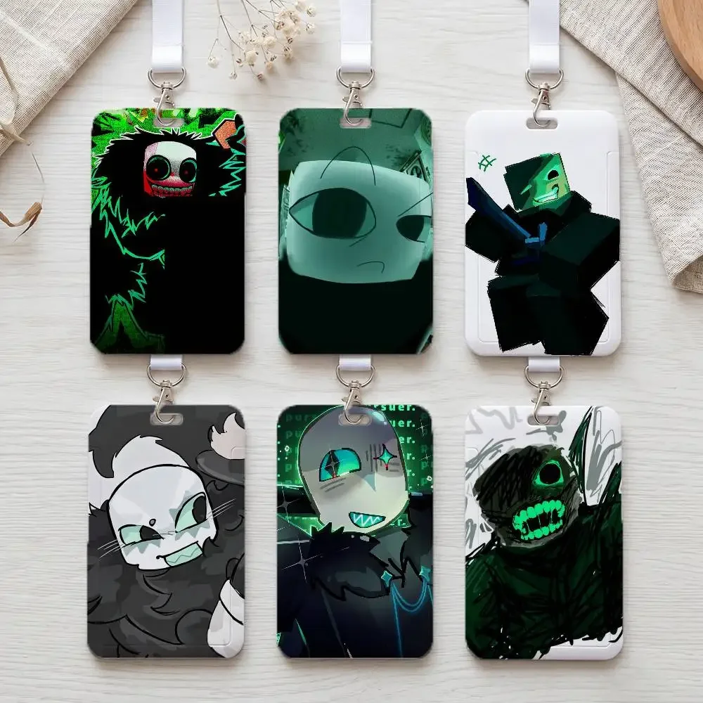 Dod Pursuer Anime  Durable Plastic ID Badge Holder Daily Work Card Pouch