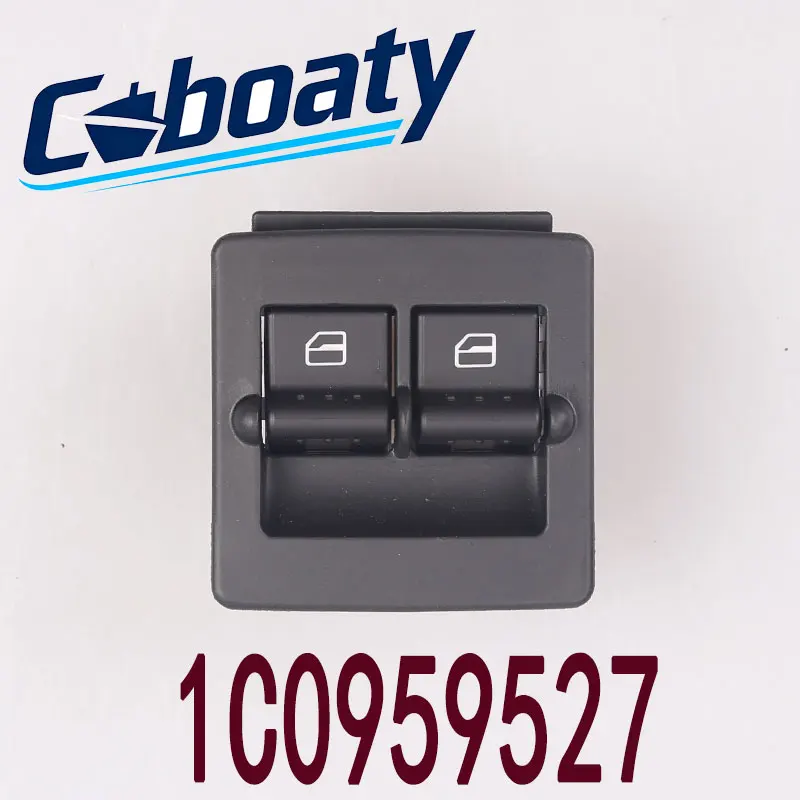 Coboaty For Volkswagen1C0959527 1C0959855 Left Right Power Window Switch Button For VW Beetle 1998 1999 2000 2001 2010 1C0959851