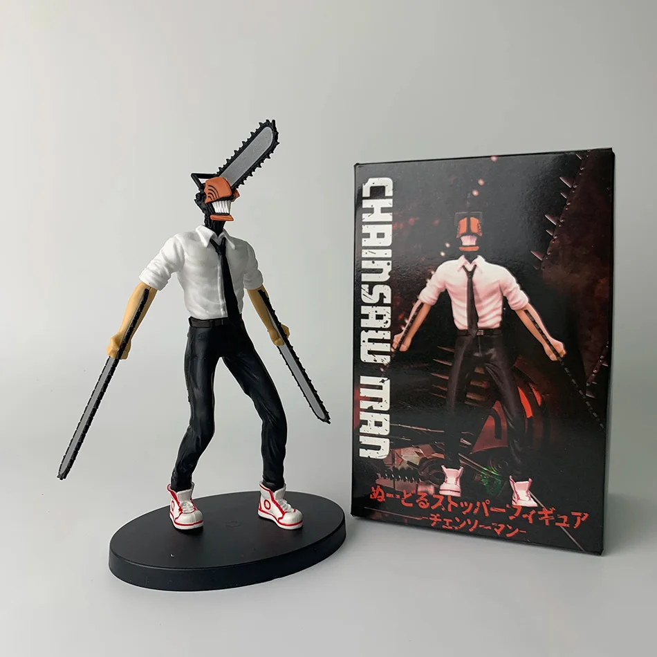 18cm 체인소 맨 덴지 피규어 PVC 스태츄 애니메이션 액션 피규어 모델 컬렉션 성인용 장난감 인형 데스크탑 장식 어린이 선물