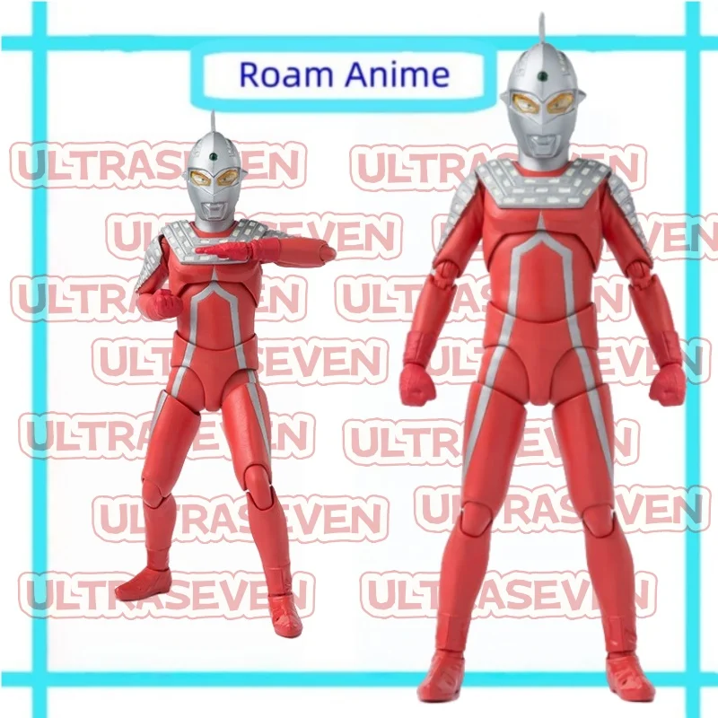Figurka anime Bandai S.H.F ULTRASEVEN, figurki akcji, zabawki, prezenty dla dzieci, kolekcjonerskie, od ręki, modele, ozdoby, oryginalne