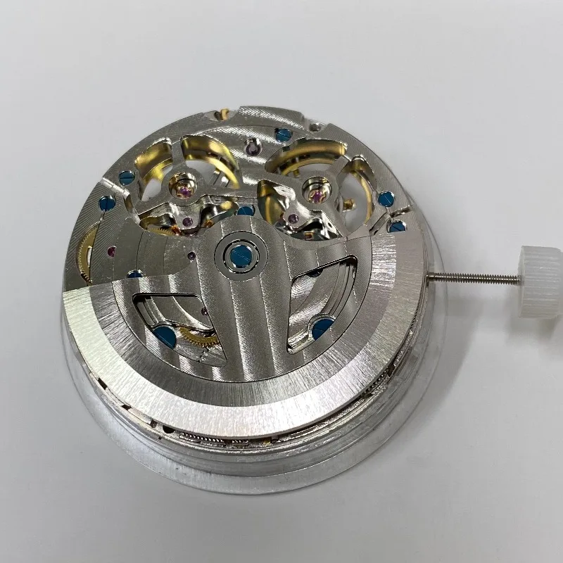 Parts are suitable for  multi-functional mechanical movement, double balance wheel 12-point kinetic energy pointer four needles