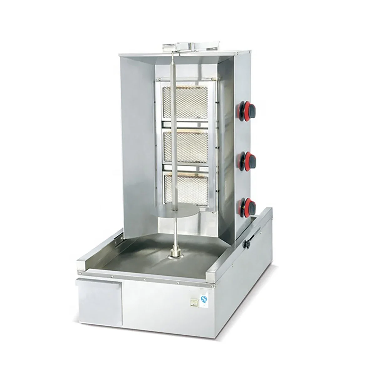 Gas Shawarma Machine Equipment Turkish Kebab Gas Shawarma Customize CE Stainless Steel Chicken Grill Machine for Restaurant