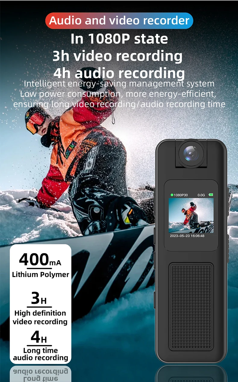 

Body Camera Recorder Video Portable Cam With Records Small Recording Device For Mini HD1080P Dvr Digital Mobile Holder Desktop