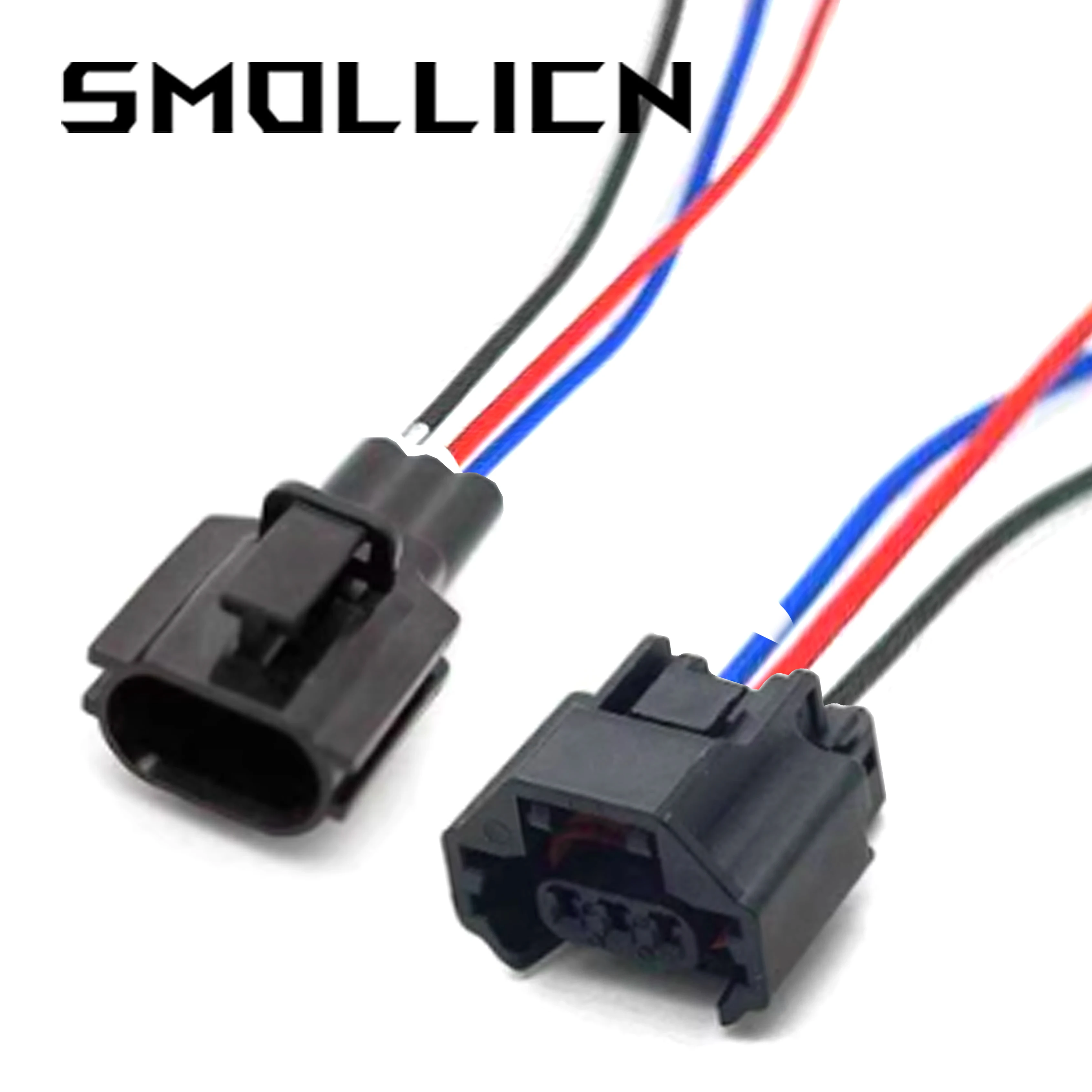 3 Pin Waterproof Connector Car Air Conditioning Pressure Sensor Plug Camshaft Crankshaft Sensor Wire Harness Socket For Hyundai