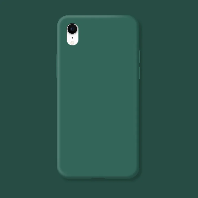 Original hülle für iPhone XR X R stoß feste TPU flüssige Silikons chutz Telefon Rückseite für iPhone XR Hülle – Detail 9