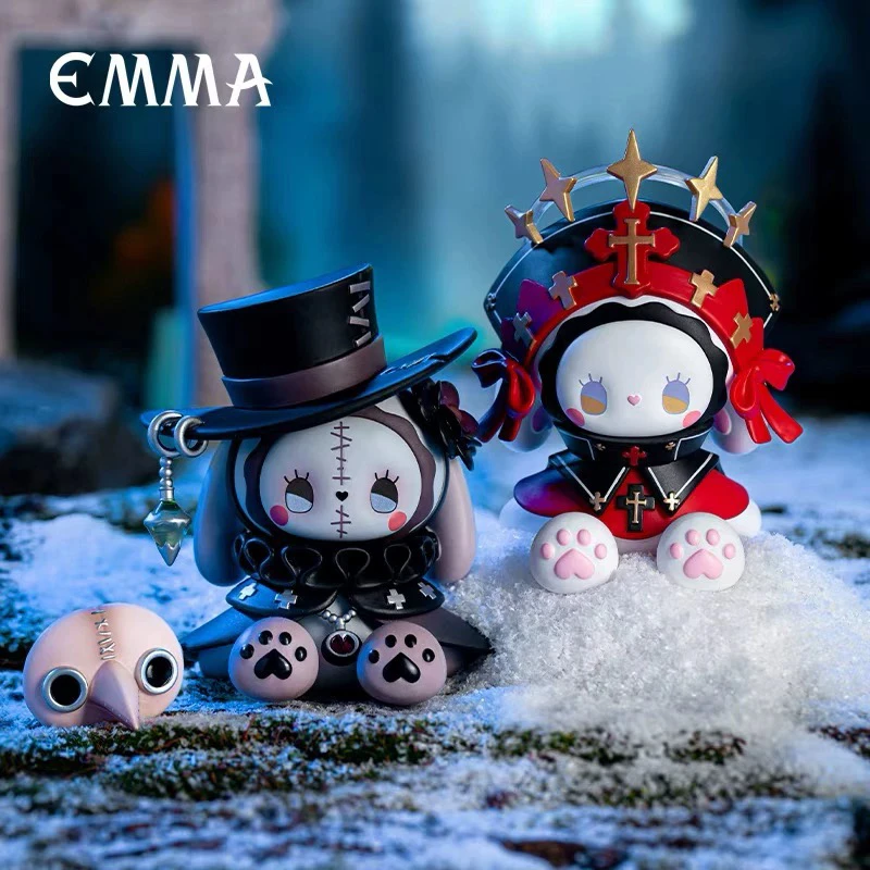 Emma Secret Forest Snowstorm Mountain Series Blind Box Toys Cute Action Figure Ornament Collectible Mystery Box Surprised Gifts