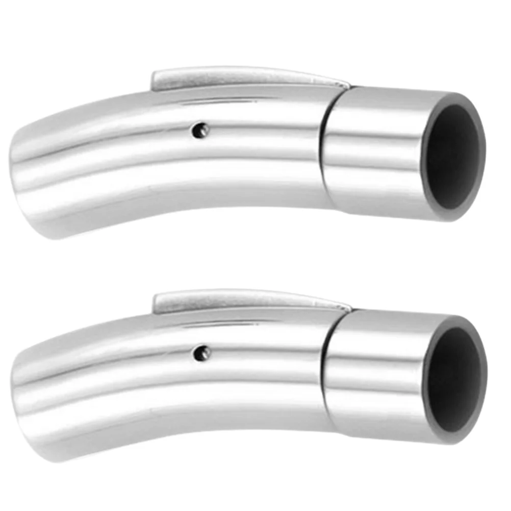 

2pcs Stainless Steel Magnetic Clasp For 5Mm Cord End Jewelry Making Supplies Diy Bracelet Necklace Pendant Craft