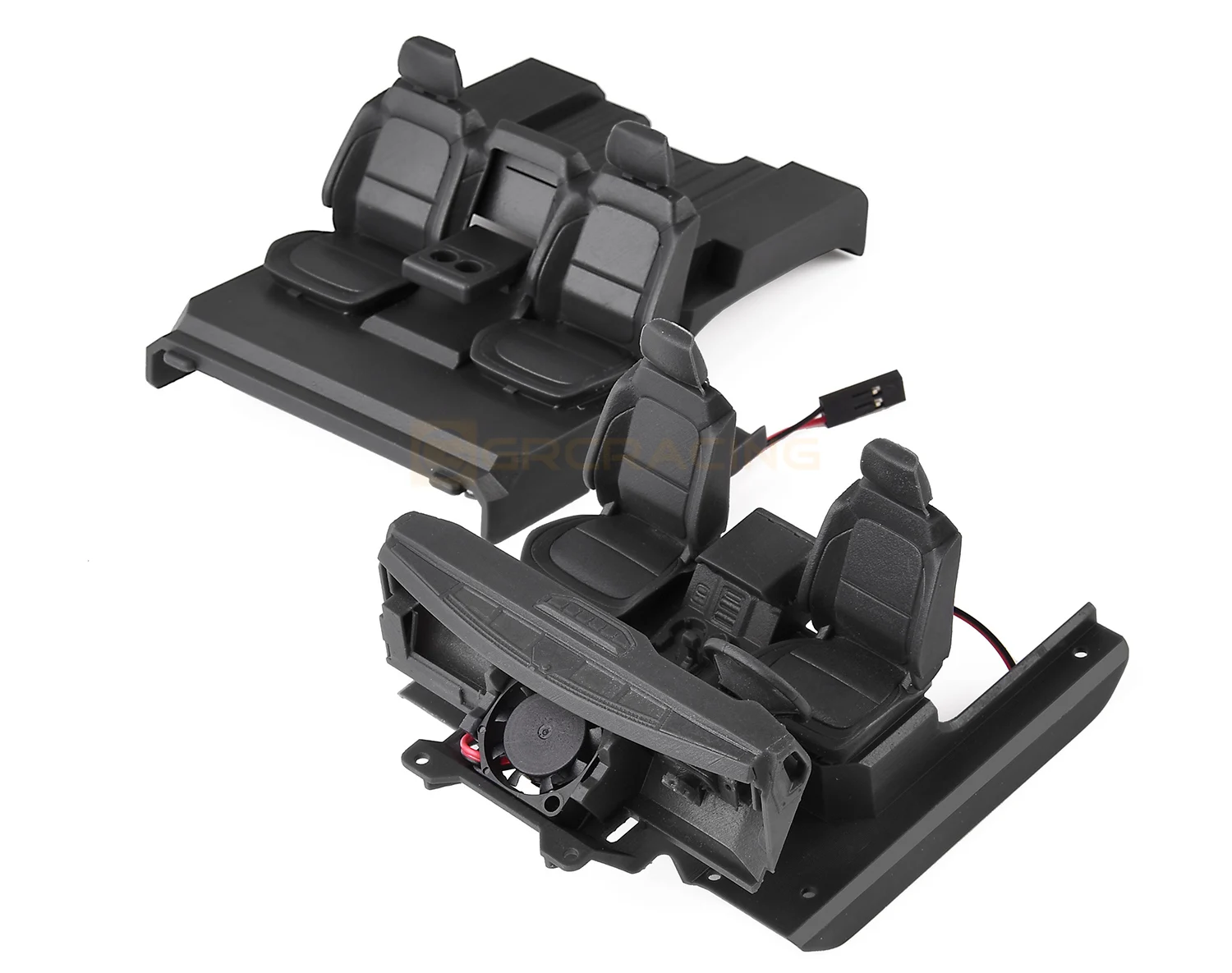 1/18 Innenraum 3D-Druck Sitze/Mittel konsole/Kotflügel für Traxxas Trx4-m Bronco Trx4m RC Crawler Auto Upgrade Zubehör – Detail 2