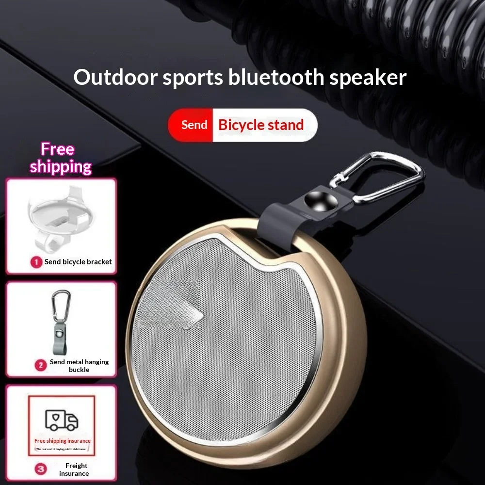 Desktop Mini Bluetooth Speaker Voice Broadcast Stereo Sound Support TF Card Portable Outdoor Travel Holiday Gift Wholesale Small