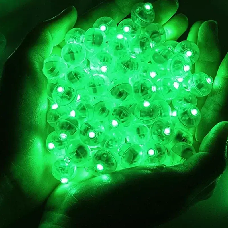 100/10Pcs Mini LED Balloon Light Colorful Flashing Luminous Tumbler Ball Lamp Lantern Light Christmas Wedding Party Decorations - Image 10