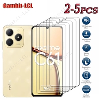 2-5PCS 9H HD Tempered Glass For Realme C61 4G 6.74\