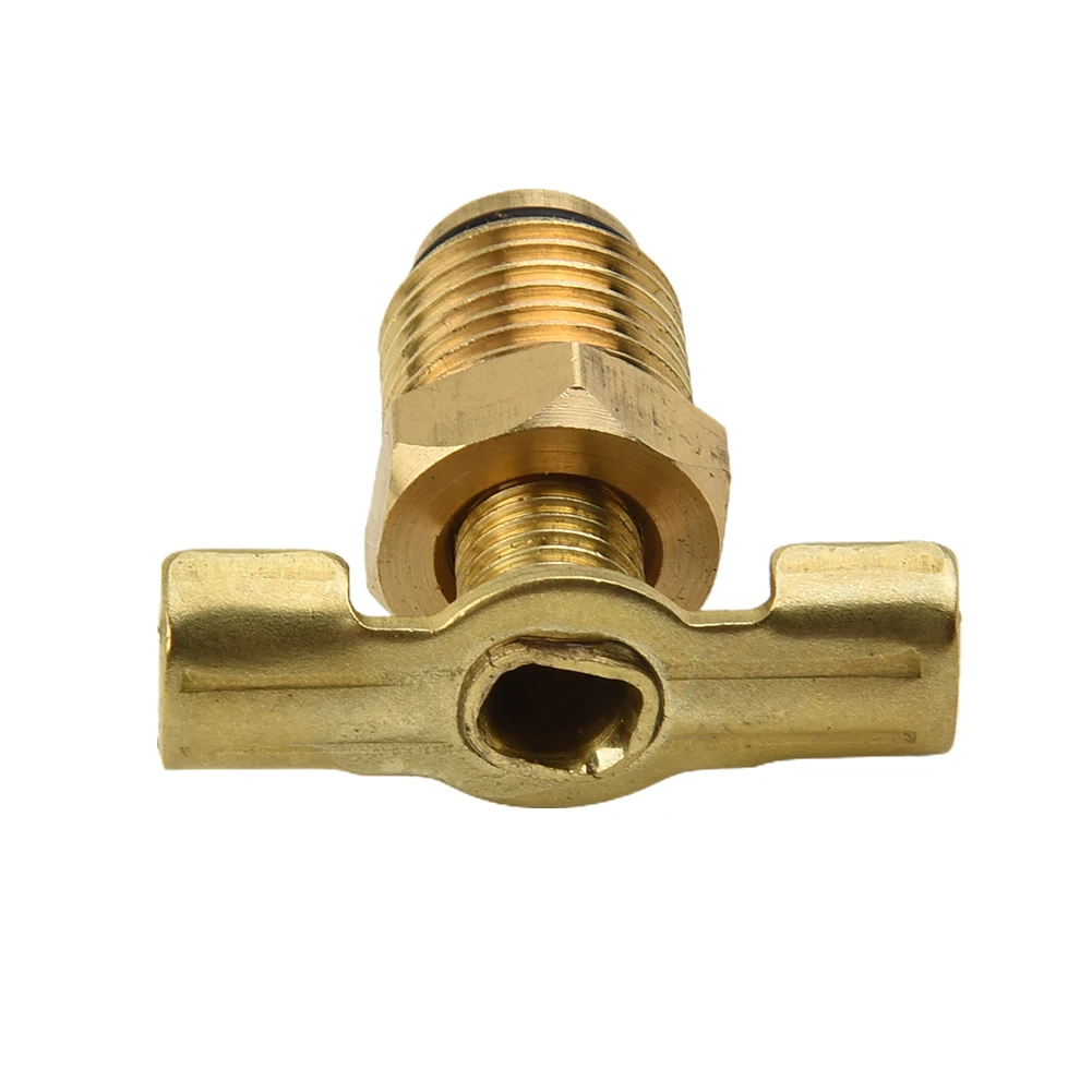 Air Compressor Tank Tap, Dreno Válvula Plug, 1/4 "Thread, Tanque Acessório