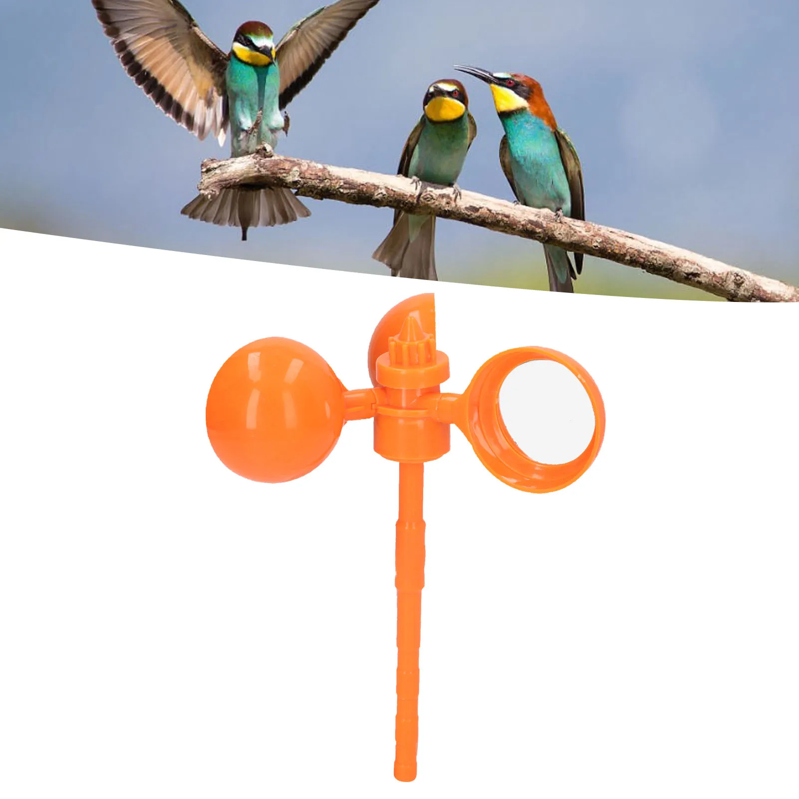 

Отпугиватель птиц, отпугиватель птиц, чаша с приводом ветра 360° ° Вращающийся отражатель, отпугиватель птиц, отпугиватель животных для фруктового пруда