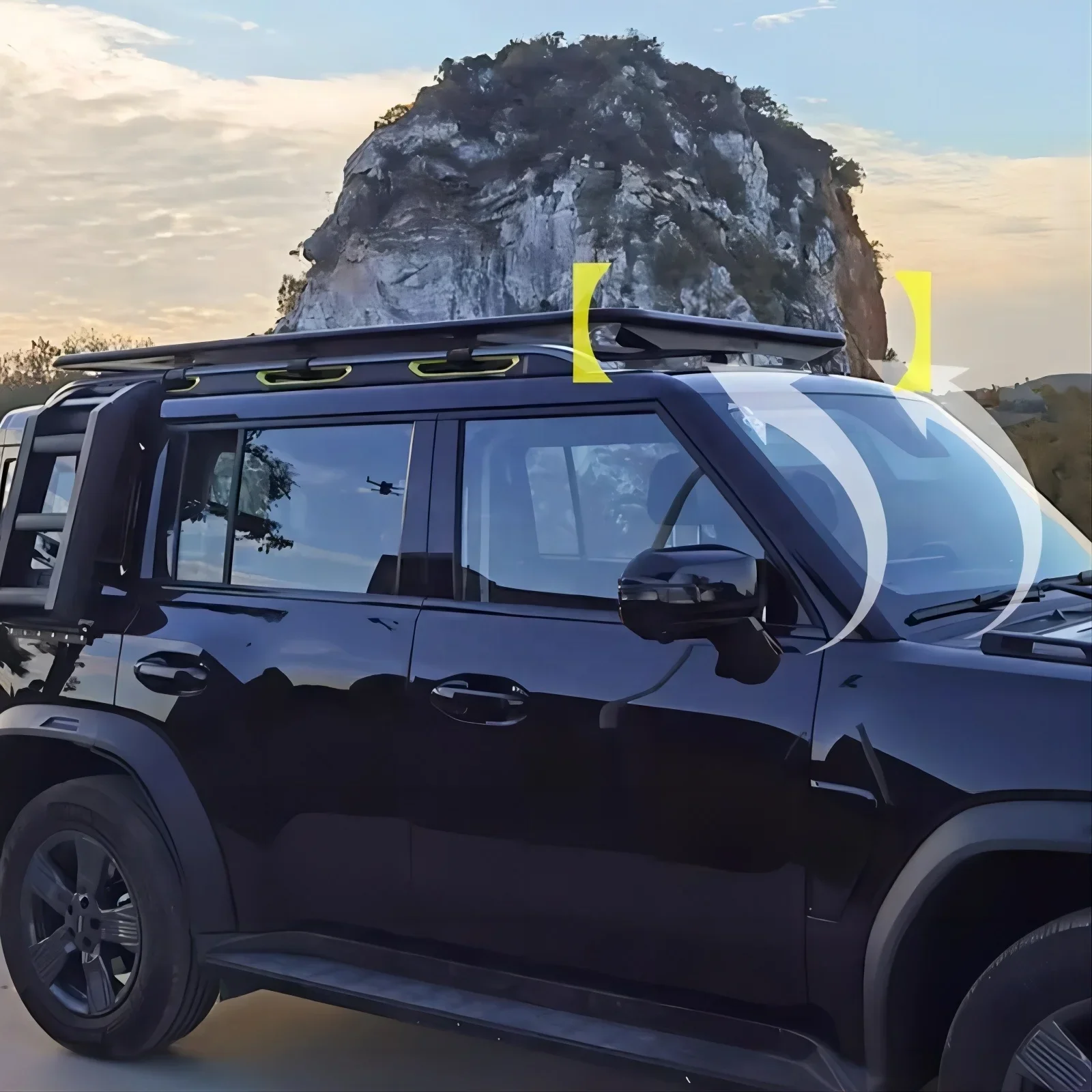 奇瑞 Jetour トラベラー T2 車の荷物ラック車のキャンプルーフラックバー自動車荷物ラック外装部品自動車アクセサリー