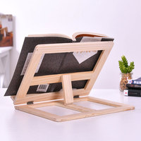 Adjustable Book Stand Reading, Multi-functional Wooden Bookshelf Rack, Compact Learning Stand for Students, Portable for Kids