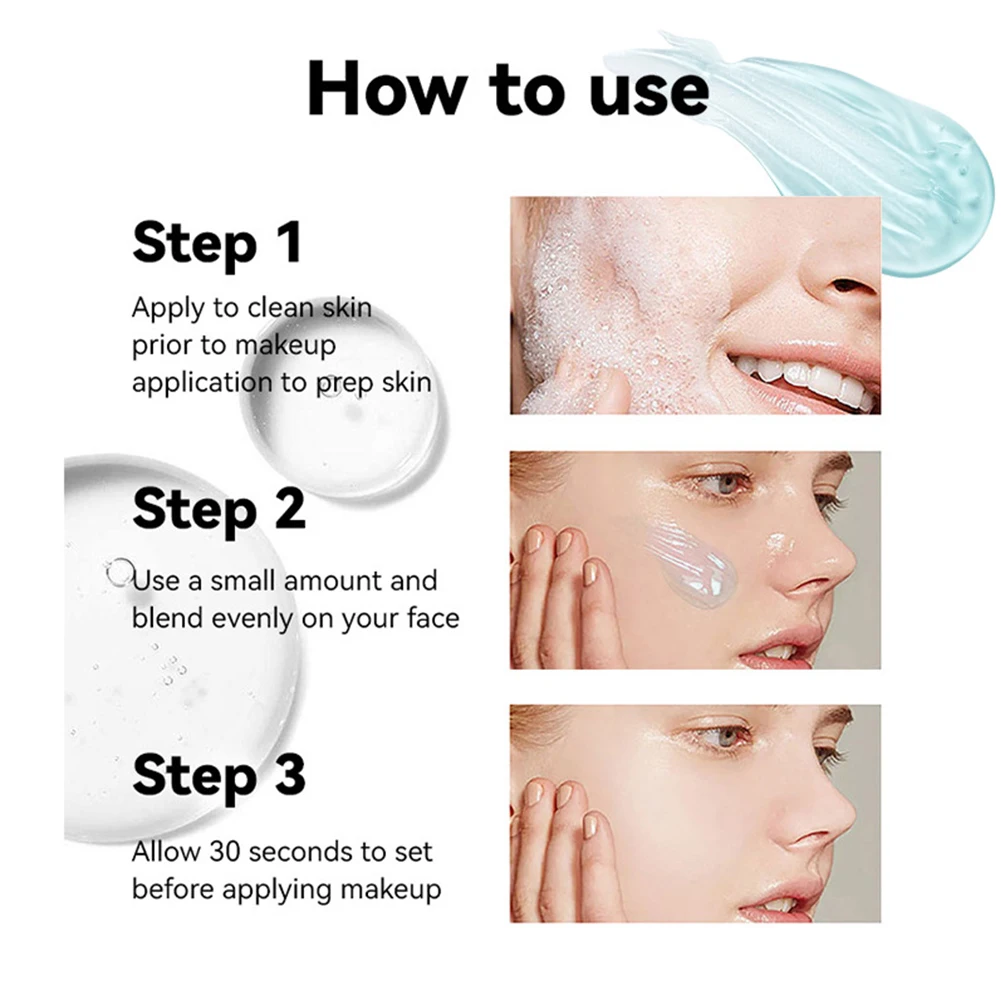 Private Label Makeup Primer Matte Oil-controlling Gel Long Lasting Hydrating Moisturizer Custom Logo Makeup Bulk Cruelty Free