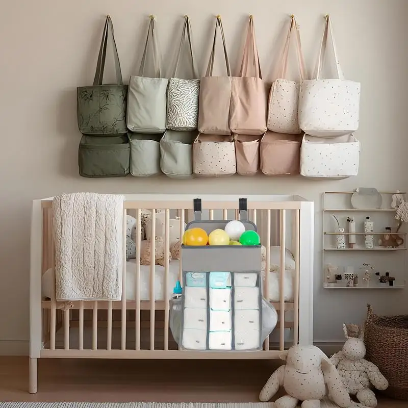 Baby Diaper Organizer Nursery Nappy Storage Multifunctional Hangable Diaper Organizer For Dormitory RV Travel Changing Table